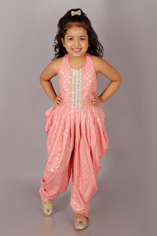Full Length Cotton Girl Kids Jumpsuits, Size: 2 Years To 12 Years at Rs  250/piece in New Delhi