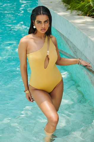 Tizzi Infinity One Shoulder Swimsuit