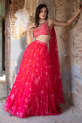 Indian Designer Maroon Red lehenga choli for Women Wedding and Party Wear  Bollywood lengha with Dupatta - sethnik.com