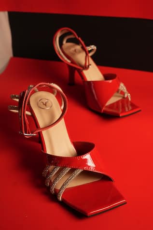 Elle Stone Embellished Heels 