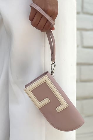 Structured Pastel Leather Sunglass Case 