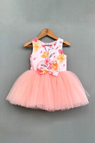Floral Bouquet Print Dress 