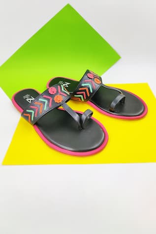 Handcrafted Leather Kolhapuri Flats 
