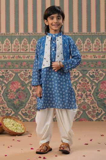 Cute Couture Bandej Print Kurta & Balloon Pant Set 