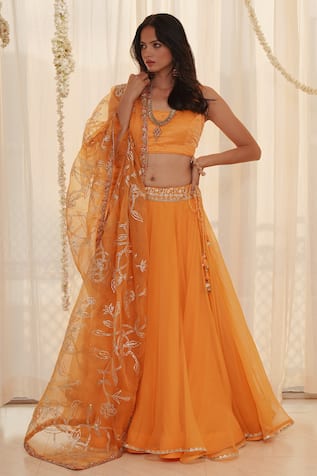 Engagement Lehenga Cholis - Sparkle on Your Special Day with Zeel Clothing  | Occasion: Engagement