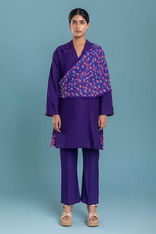 Raasa Blazer Kurta Pant Set 