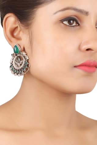 Stone Studded Chandbalis 