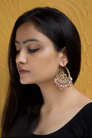 Bead Drop Hoop Chandbalis 