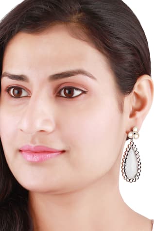 Handcrafted Stone Earrings 