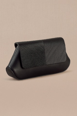 Azra Corded Flap Clutch 