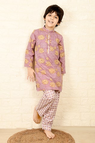 The Plum Bum Cotton Printed Kurta Set 