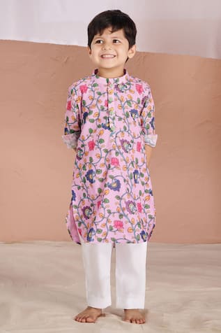 Kalamkari Kurta Pyjama Set 