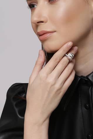 Spiked Bead Ring 