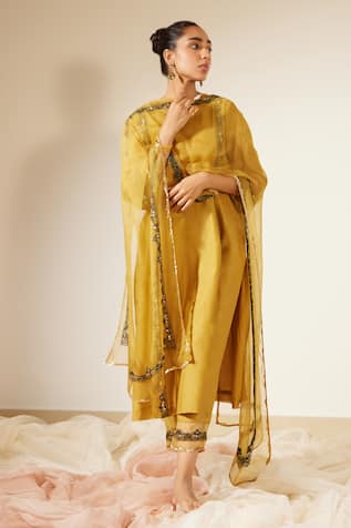 Sarang Kaur Sequin Embroidered Dupatta 