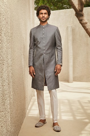 MATSYA Global Raw Silk Kurta Set 