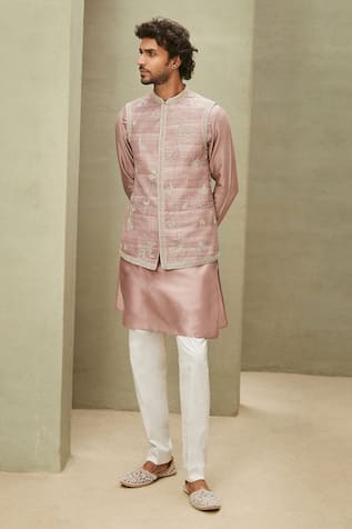 MATSYA Straight Chanderi Kurta Set 