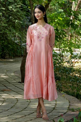 Mangalmay by Aastha Hand Embroidered Dress 