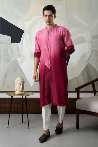Ombre Effect Kurta With Pajama 