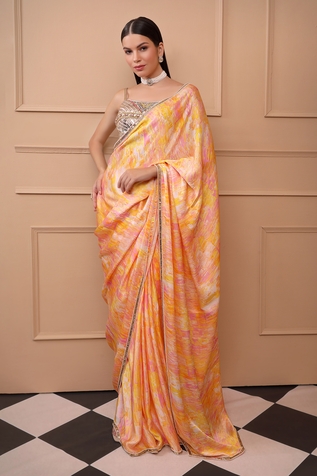 Laxmishriali Printed Saree With Blouse