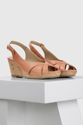 Segovia Criss Cross Strap Wedges 