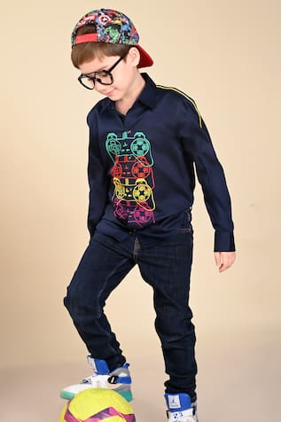 Gaming Controller Embroidered Shirt 