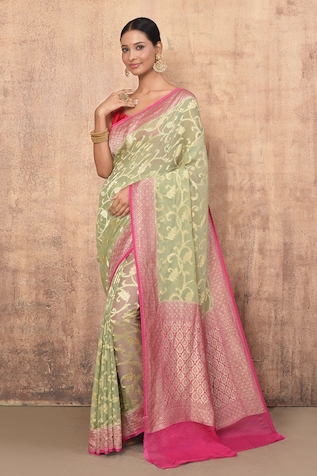 Latest Designer Women's Banarasi Sarees under 30000