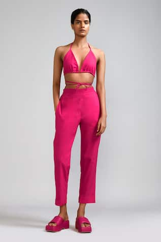 MATI Wrap Tie-Up Bralette & Pant Set 