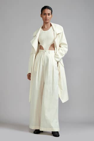 MATI Cotton Trench Jacket & Trouser Set 