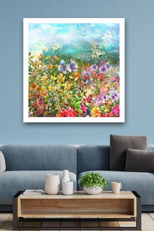 Garden Reverie A Floral Symphony Of Colors Painting 