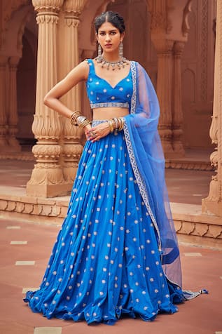 Seema Nanda Ozza Dori Embroidered Lehenga Set 