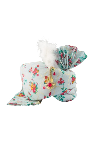 Nayaab by Aleezeh Floral Pattern Safa