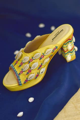 Shelly Designer Embroidered Sandal 