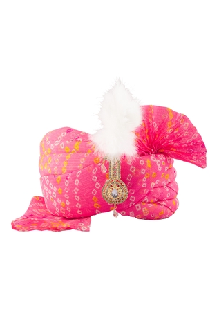 Nayaab by Aleezeh Bandhani Print Safa