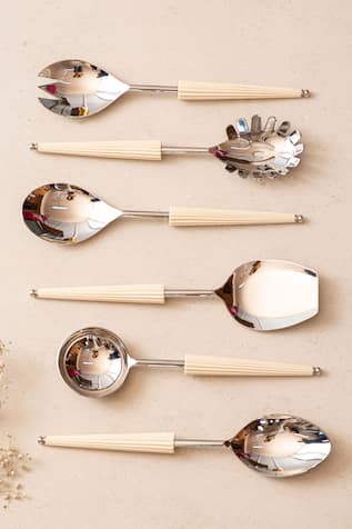 Serving Spoons Set Set of 6 