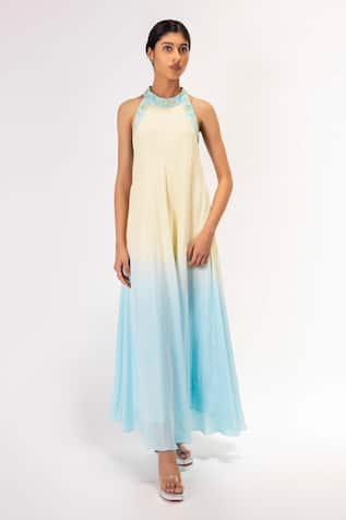 SHIMONA Iris Water Shaded Gown 