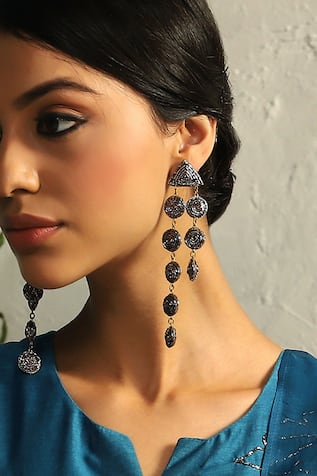 Embellished Twilight Drop Earrings 