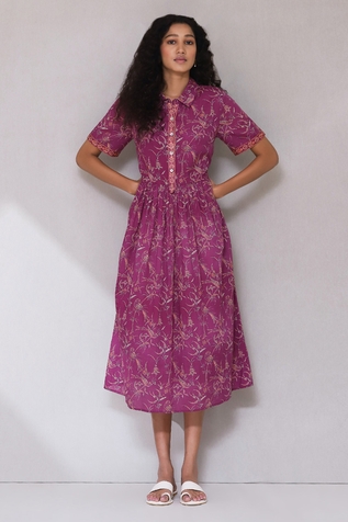 Aarke Ritu Kumar Cotton Floral Print Dress