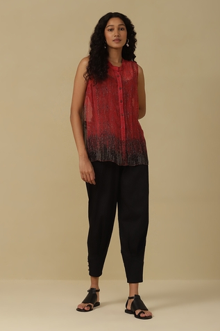 Aarke Ritu Kumar Shibori Print Ombre Shirt