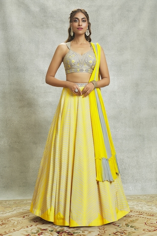 Alaya Advani Embroidered Lehenga Set