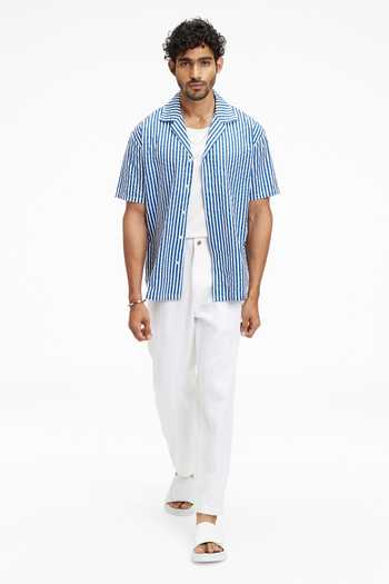 Terra Luna Palawan Bling Stripe Print Shirt 