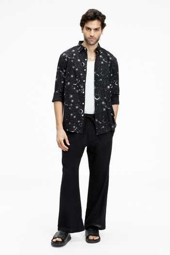 Terra Luna Dante Eco Foil Sparkle Print Shirt 