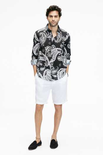 Terra Luna Dante Paisley Print Shirt 