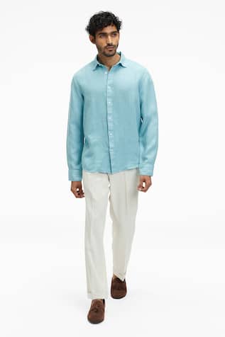 Coda Linen Button Down Shirt 