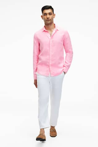 Light pink sales shirt formal