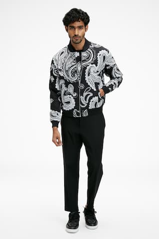 Berghain Printed Organic Handloom Cotton Jacket 