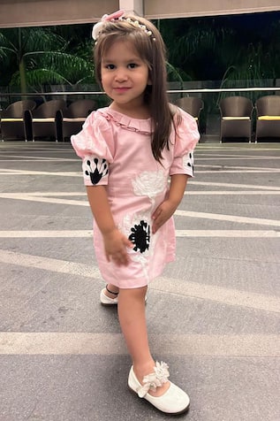 Kirti Agarwal - Pret N Couture Blossom Embroidered Dress 