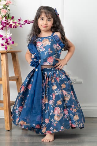 Kirti Agarwal - Pret N Couture Botanical Flora Pattern Lehenga With Blouse 