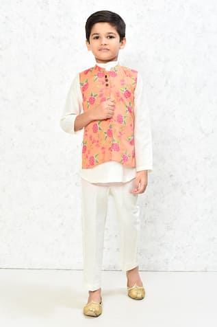Petite Pomme Floral Print Jacket 