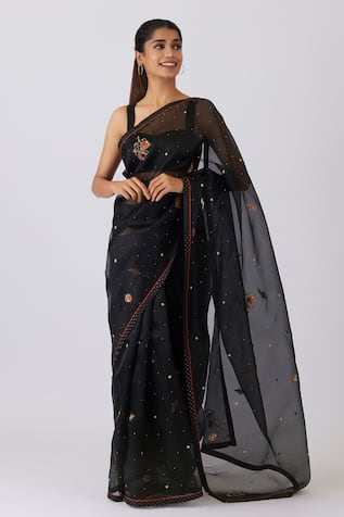 Shimai Jayachandra A Million Glittering Stars Saree With Blouse 