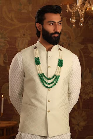 Two Tone Beaded Mala 